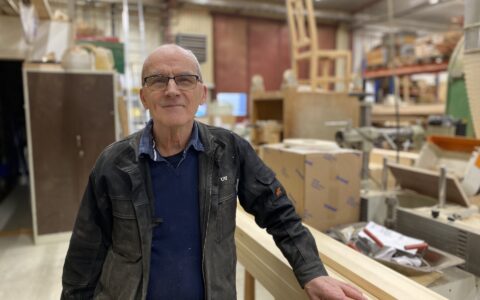Ulf Axelsson, ägare och grundare av Axelssons snickeri